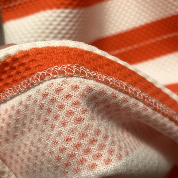 Dex chevron red white and navy halter size 12 dress - Picture 9 of 11